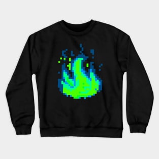 blue fire Crewneck Sweatshirt